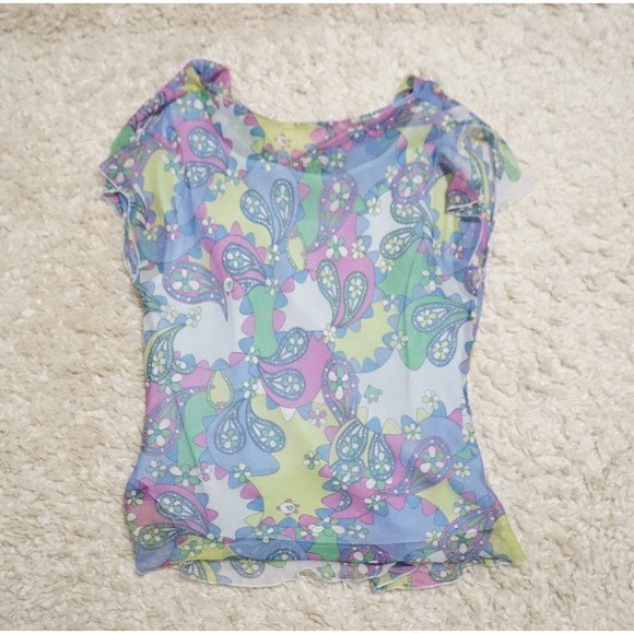 Rafaella 2 piece set Shirt and Skirt Floral Pattern Size S Women - Picture 4 of 9